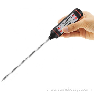 Digital Stainless Steel Instant Read Thermometer: Accurate Food Temperature Gauge Tester